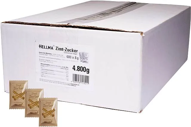 Hellma Zimt-Zucker 600 x 8g | CaterPoint.de