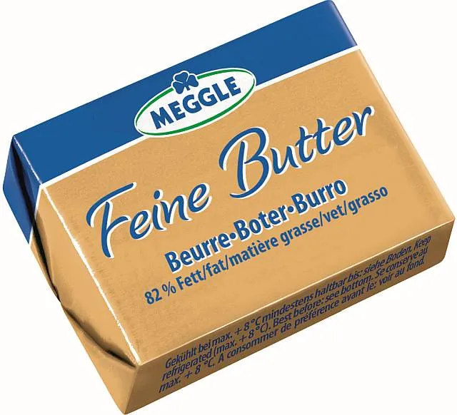 Meggle - Feine Butter 100 Portionen à 10g (gewickelt) | CaterPoint.de