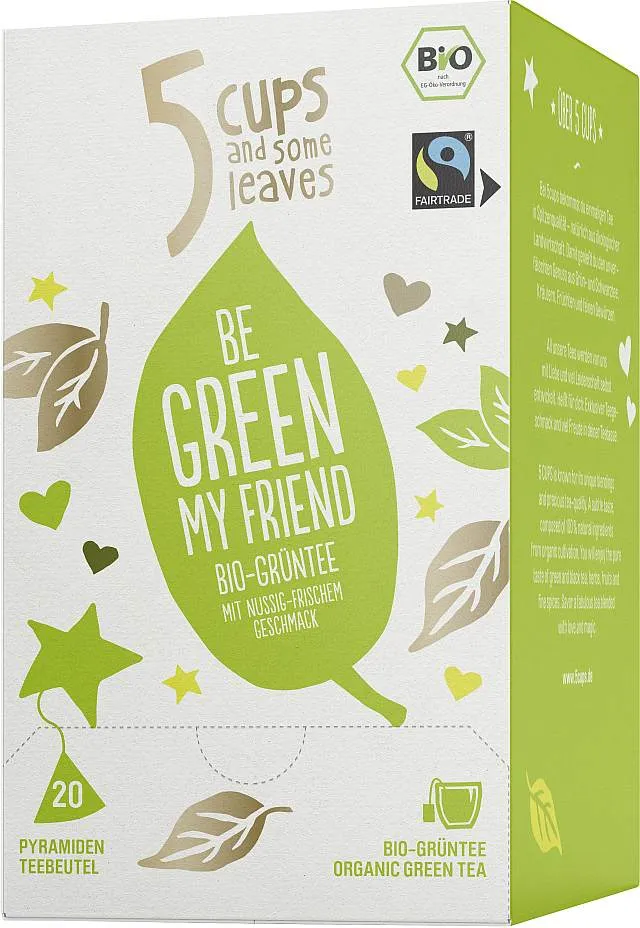 5cups | BIO | Be Green My Friend 20er | CaterPoint.de