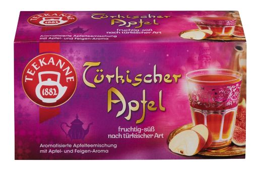 Teekanne Türkischer Apfel 20 x 2,75g Tassenportion | CaterPoint.de