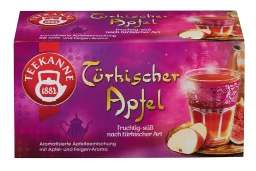 Teekanne Türkischer Apfel 20 x 2,75g Tassenportion | CaterPoint.de Teekanne Türkischer Apfel 20 x 2,75g Tassenportion | CaterPoint.de