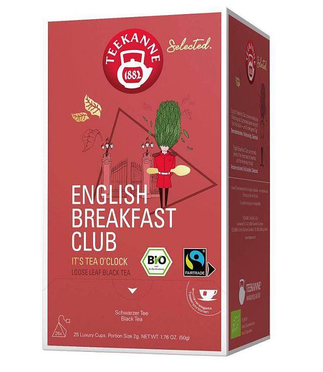 Teekanne Bio Luxury Cup English Breakfast Club 25 x 2,0g