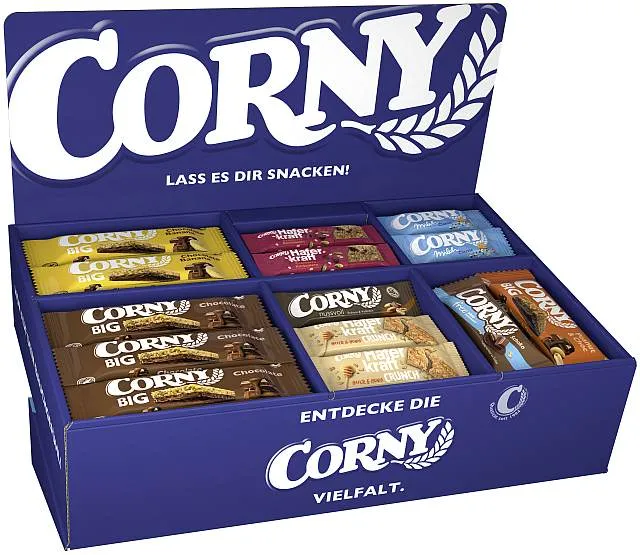 Corny Tischdisplay mit 64 Riegeln | CaterPoint.de