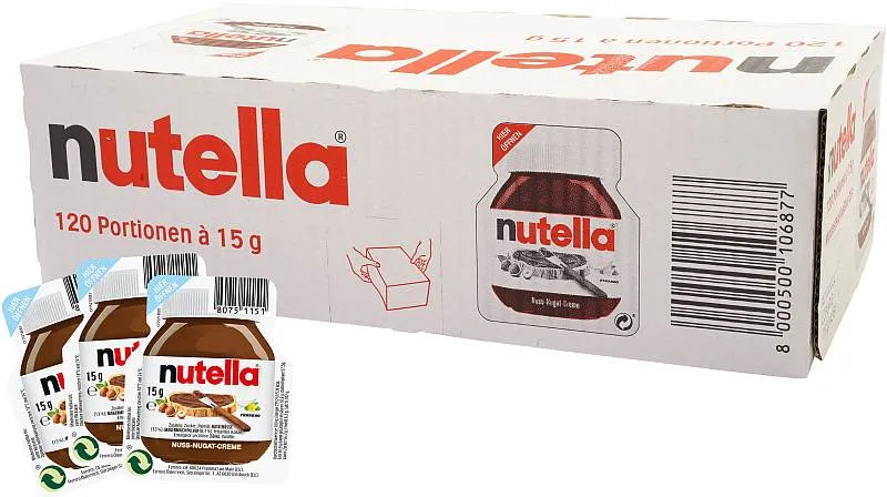 Nutella 120 x 15g per Karton | CaterPoint.de Nutella 120 x 15g per Karton | CaterPoint.de