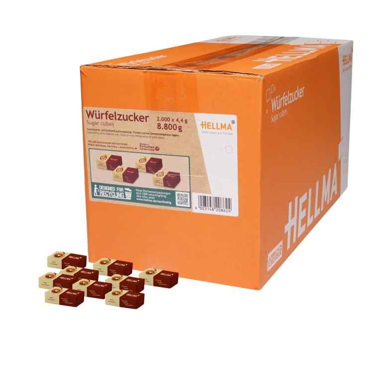 Hellma Würfelzucker 2000 x 4,4g | CaterPoint.de