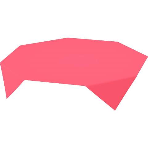 Dunicel-Mitteldecke 84 x 84 cm rot (20 Stück) | CaterPoint.de
