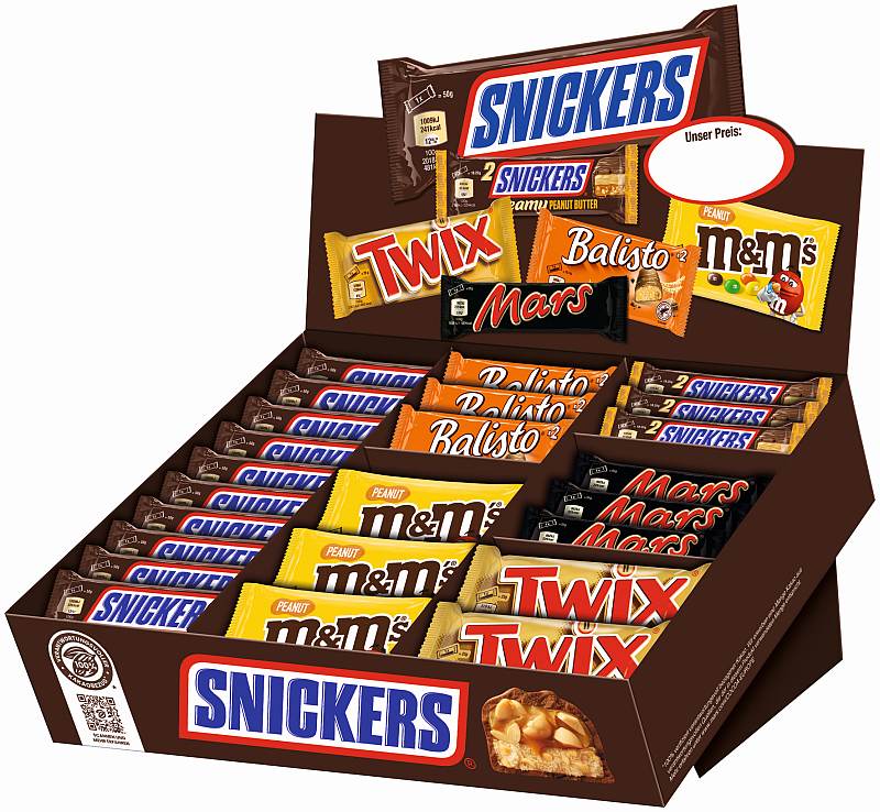 Mars Topseller Box 72 Riegel