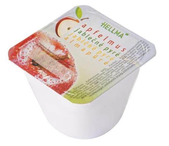 HELLMA - Apfelmus - 48 x 100g | CaterPoint.de