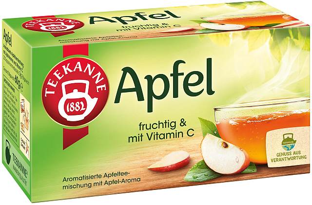 Teekanne Apfel 20 x 3,0g Tassenportion
