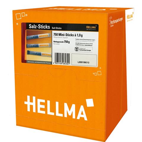 Hellma Salzsticks 750 Stück pro Karton à 1g Karton | CaterPoint.de