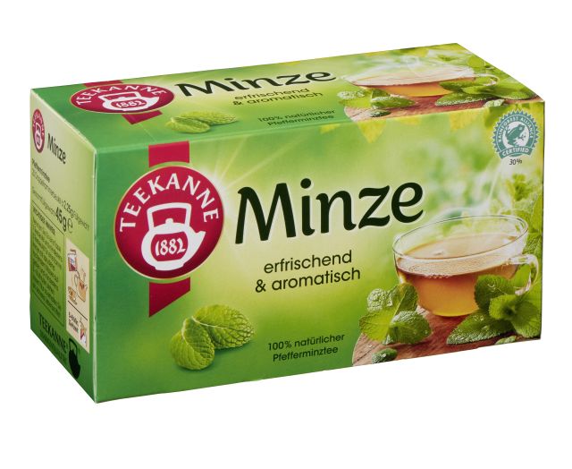 Teekanne Minze 20 x 2,25g Tassenportion