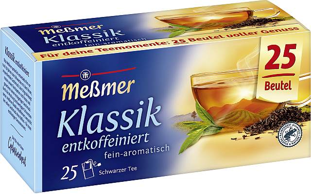 Meßmer KLASSIK entcoffeiniert 25 x 1,75g Tassenportion