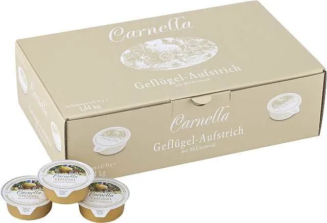 Carnella Geflügelaufstrich 60 x 24g  | CaterPoint.de