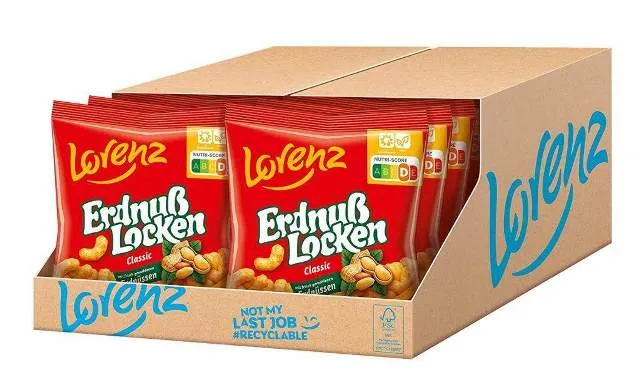 Lorenz ErdnußLocken Classic 20 x 30g | CaterPoint.de Lorenz ErdnußLocken Classic 20 x 30g | CaterPoint.de