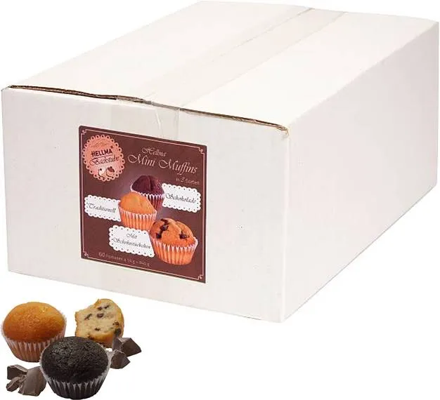HELLMA Mini Muffin 4 x 60 Stück HELLMA Mini Muffin 4 x 60 Stück