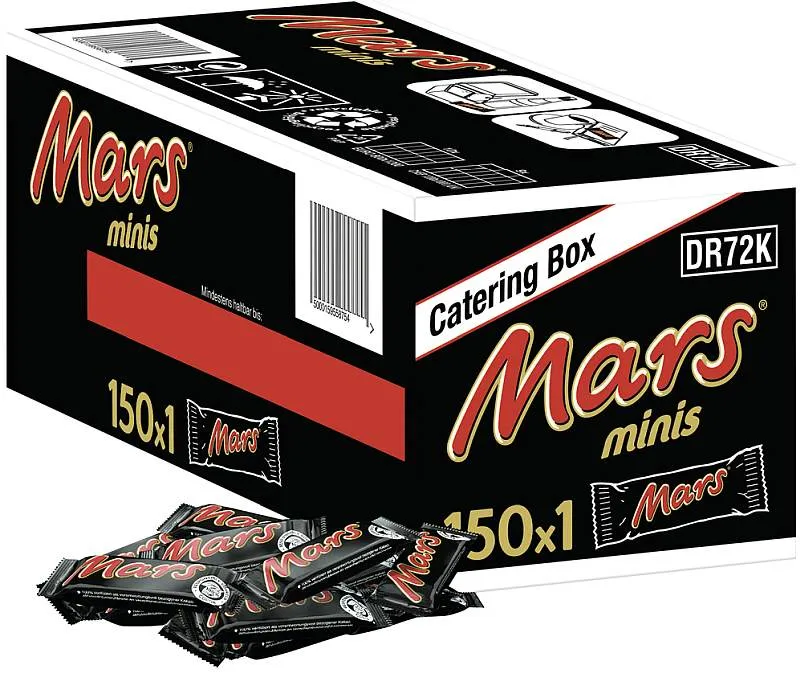 Mars Miniriegel 150 x 18g | CaterPoint.de Mars Miniriegel 150 x 18g | CaterPoint.de