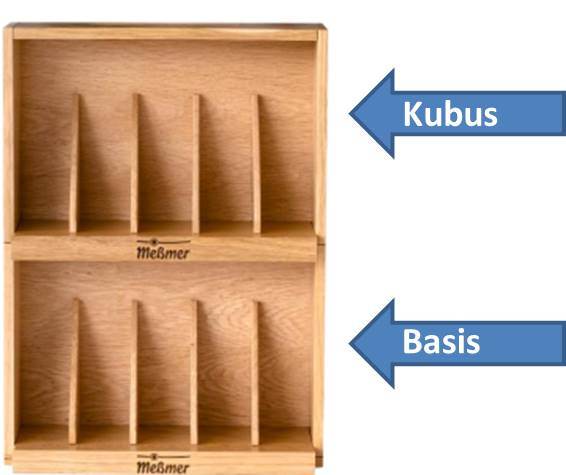 Meßmer Finest Moments Tea Cup Holzdisplay Kubus | CaterPoint.de
