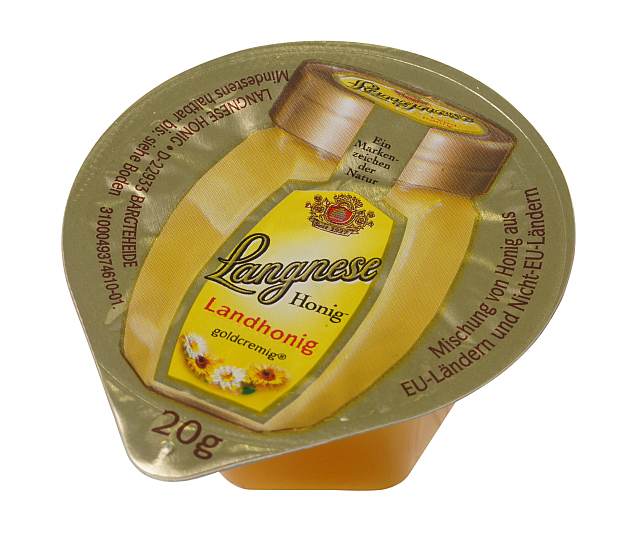 Langnese Landhonig goldcremig 72x20g | CaterPoint.de