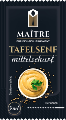 Maitre Tafelsenf Portionsbeutel 150 x 10g