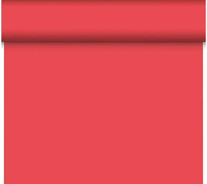 Dunicel® Tête-à-Tête-Tischläufer 0,4 x 24 m Rot | CaterPoint.de Dunicel® Tête-à-Tête-Tischläufer 0,4 x 24 m Rot | CaterPoint.de