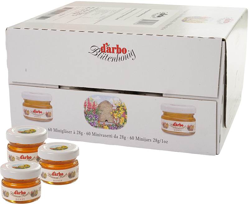 Darbo Blütenhonig 60 Minigläser à 28g