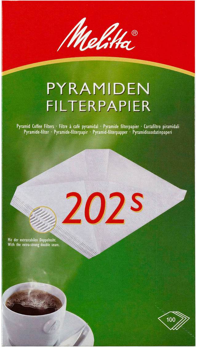 Melitta® 202 | Pyramiden-Filterpapier 100er