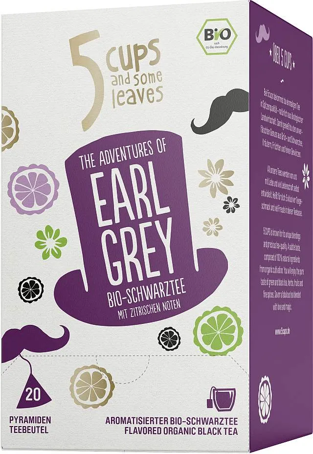 5cups | BIO | The Adventures of Earl Grey 20er | CaterPoint.de