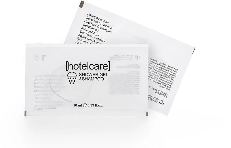 Duschgel & Shampoo Sachets "Hotel Care" 10 ml