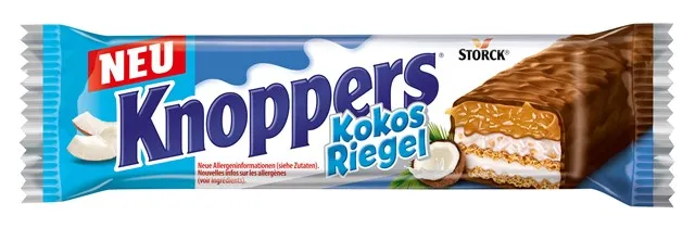 Knoppers Kokosriegel 24 x 40g | CaterPoint.de Knoppers Kokosriegel 24 x 40g | CaterPoint.de