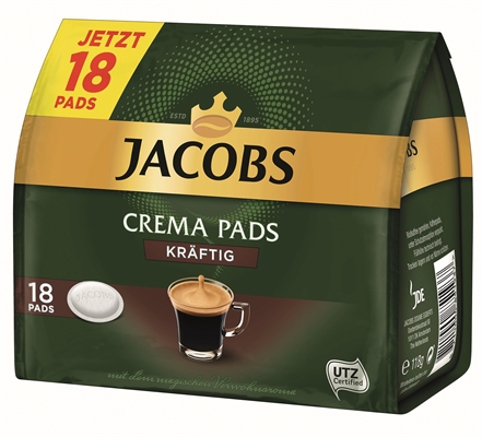 Jacobs Krönung Kaffeepads kräftig 18 x 1 Stück | CaterPoint.de