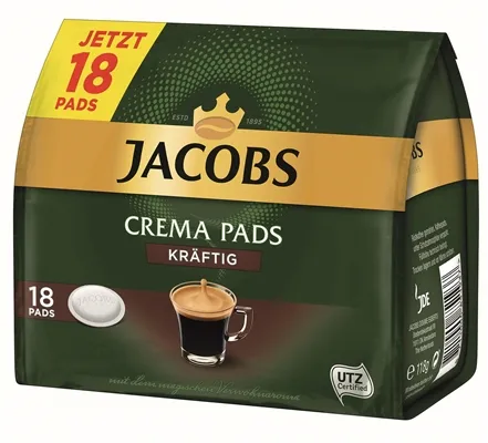 Jacobs Krönung Kaffeepads kräftig 18 x 1 Stück | CaterPoint.de