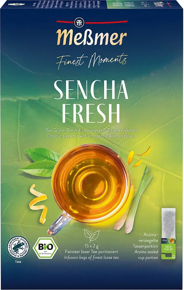 MEßMER Finest Moments Bio Sencha Fresh 15x2g - Tea Cup