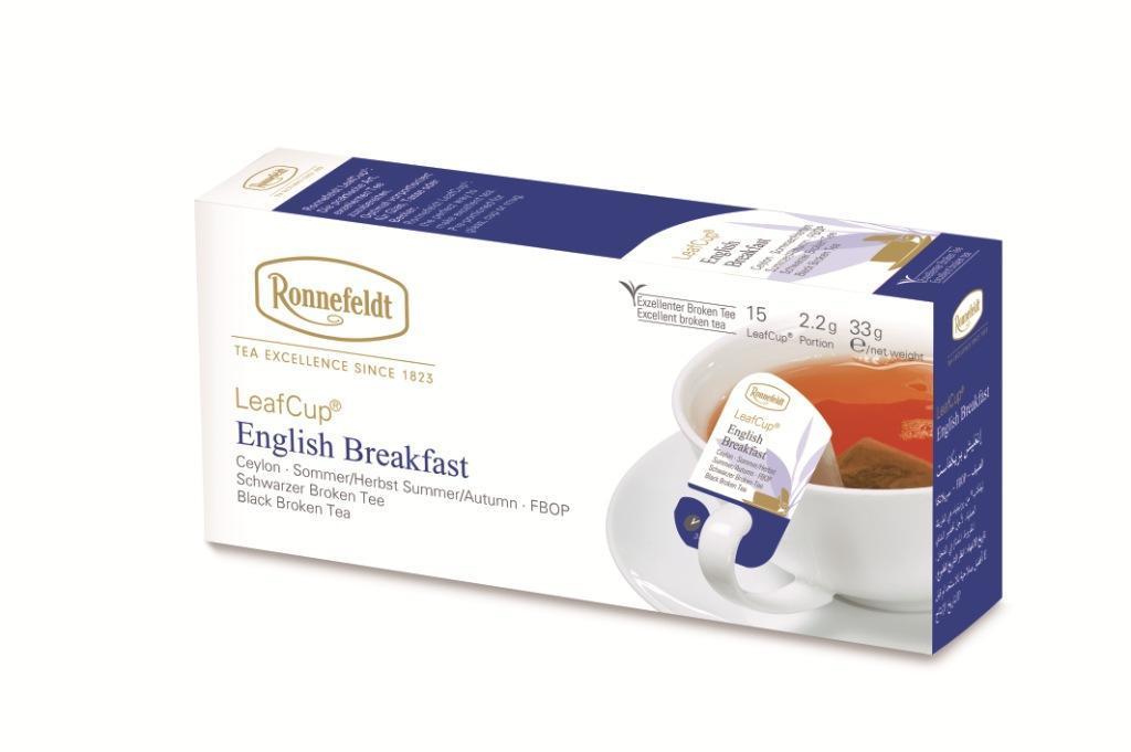 Ronnefeldt  LeafCup® English Breakfast 15 x 2,2g | CaterPoint.de