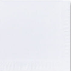 Duni Zelltuch-Servietten 3-lg 1/4-Falz 40 x 40 cm - weiß - 250 Stück