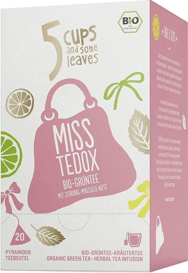 5cups | BIO | Miss Tedox 20er | CaterPoint.de