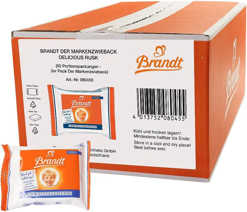 Brandt Markenzwieback 50 x 2 | CaterPoint.de