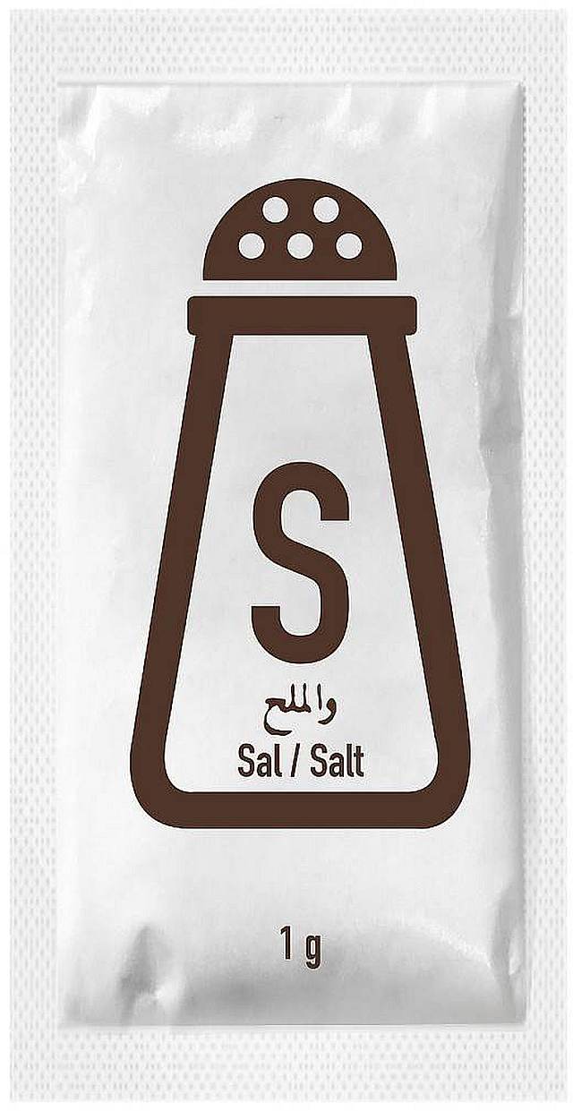 Hellma Salz Sachets neutral 2.000 Portionen a 1g | CaterPoint.de