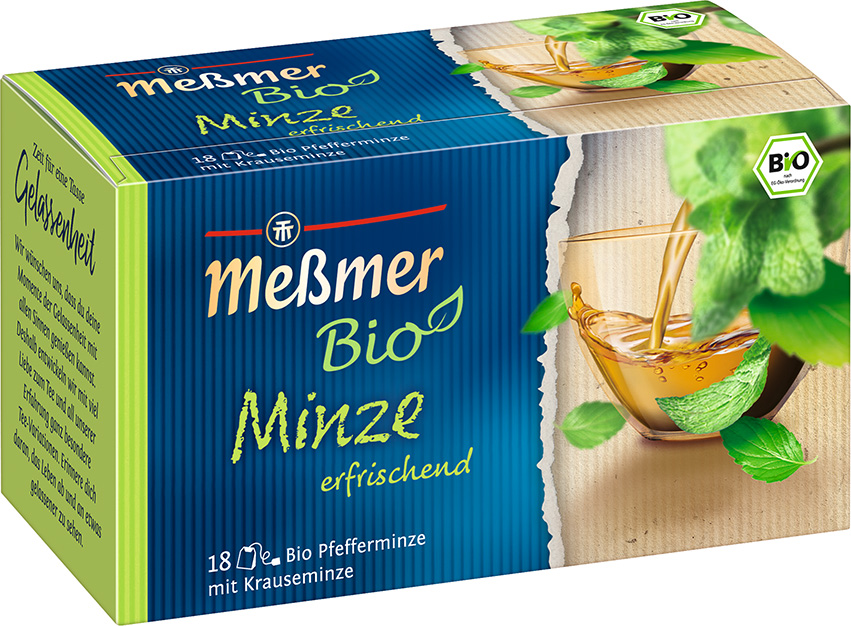 Meßmer BIO Minze 18 x 2,0g Tassenportion