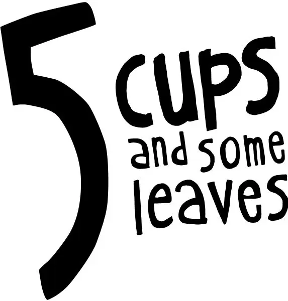 5 Cups and some leaves 5 Cups and some leaves