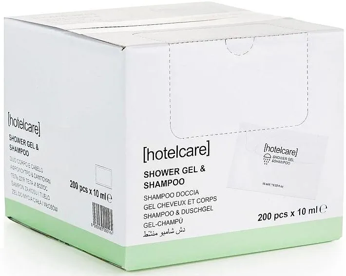 Duschgel & Shampoo Sachets "Hotel Care" 10 ml