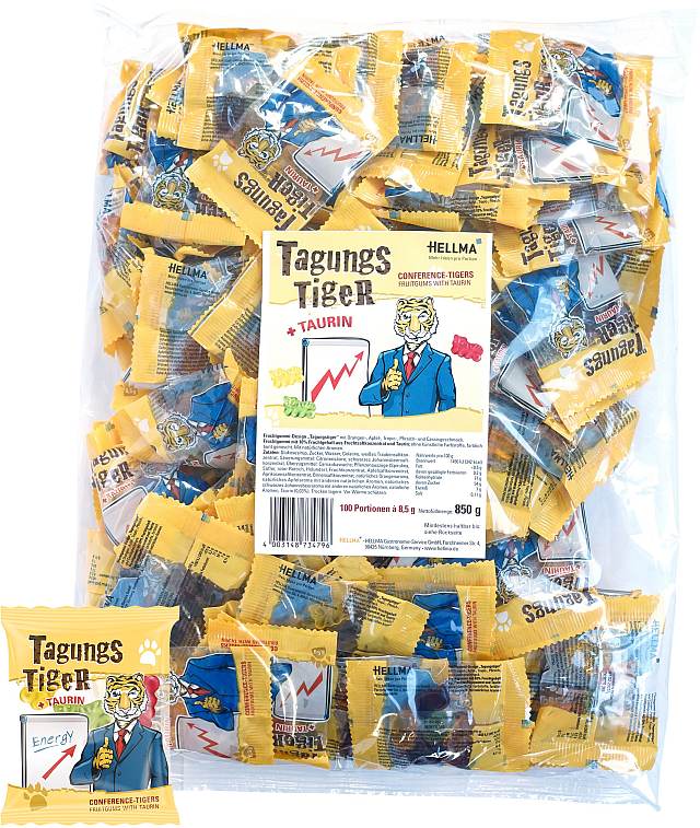 Hellma Tagungs Tiger - 100 Minibeutel à 10g Beutel | CaterPoint.de