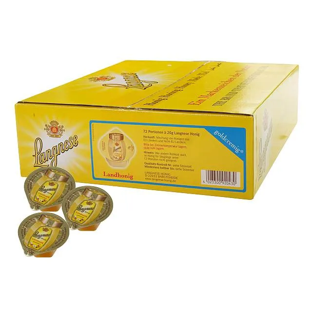 Langnese Landhonig goldcremig 72x20g | CaterPoint.de
