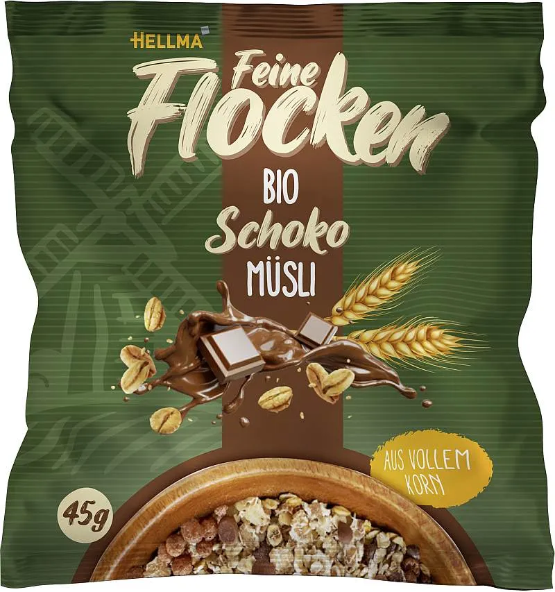 HELLMA BIO Schoko Müsli 40 x 45g | CaterPoint.de HELLMA BIO Schoko Müsli 40 x 45g | CaterPoint.de