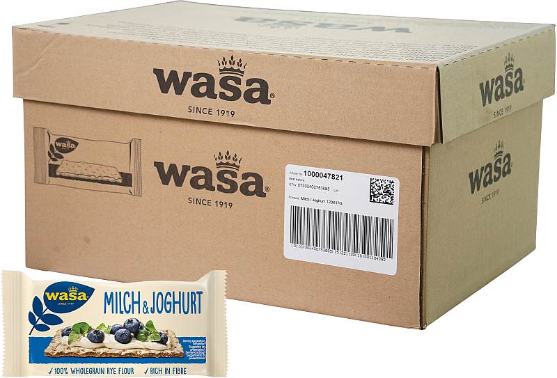 Wasa Milch & Joghurt Knäckebrot 120 x 2 Scheiben