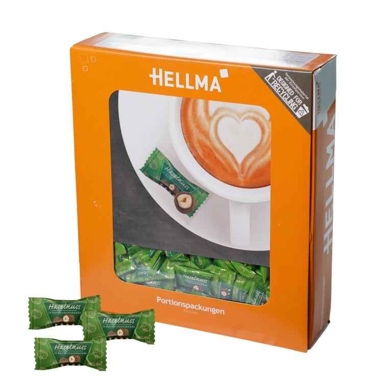 Hellma Haselnuss in Vollmilchschokolade 380 Portionen | CaterPoint.de