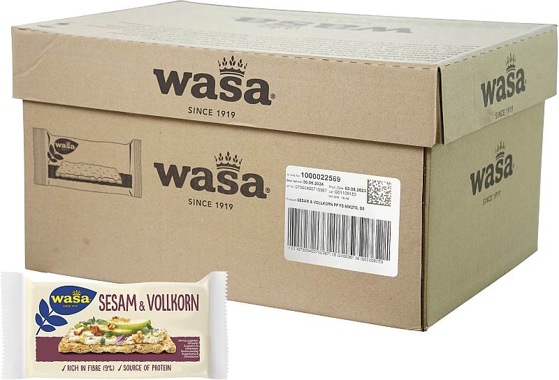 Wasa Sesam & Vollkorn Knäckebrot 60 x 2 Scheiben