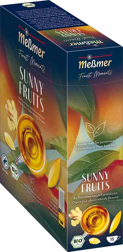 MEßMER Finest Moments Bio Sunny Fruits 15 x 3g