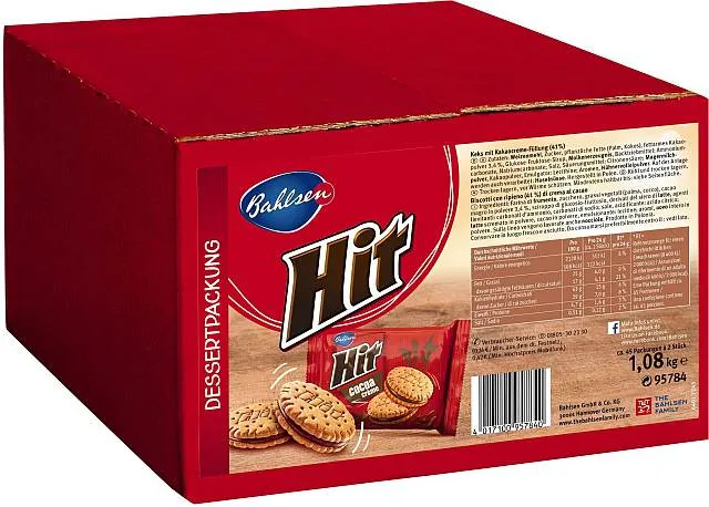 Bahlsen Hit-Doppelkekse 45 x 2 Stück | CaterPoint.de Bahlsen Hit-Doppelkekse 45 x 2 Stück | CaterPoint.de