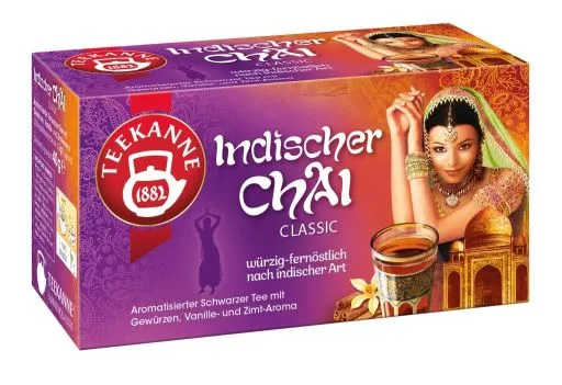 Teekanne Indischer Chai Classic 20 x 2,0g Tassenportion | CaterPoint.de Teekanne Indischer Chai Classic 20 x 2,0g Tassenportion | CaterPoint.de