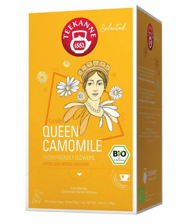 Teekanne Bio Luxury Cup Queen Camomile 25 x 1,2g | CaterPoint.de Teekanne Bio Luxury Cup Queen Camomile 25 x 1,2g | CaterPoint.de
